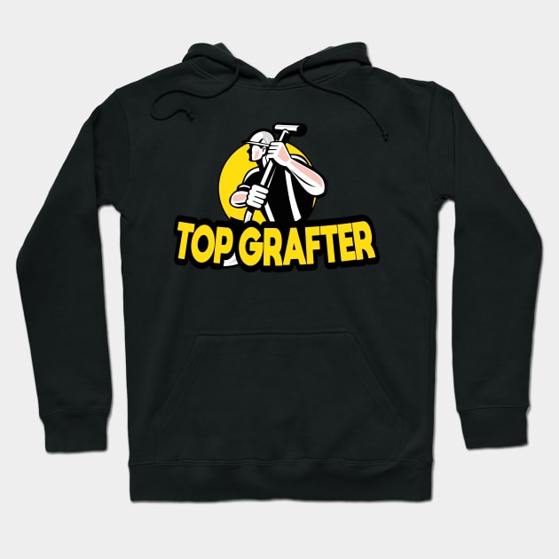 Top Grafter Builders Design Hoodie by Twistedburt